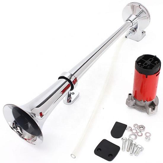 Оскар морской звуковой сигнал Компрессорный воздушный звуковой сигнал 12V Грузовой автомобильный звуковой сигнал серый